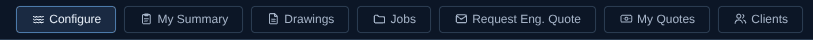 The tabs on a Trusted Partner account.